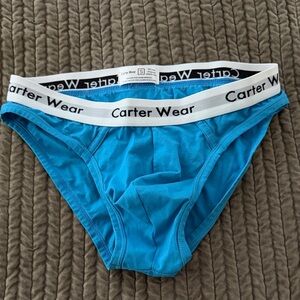 Carter Wear Blue Briefs NWOT never worn